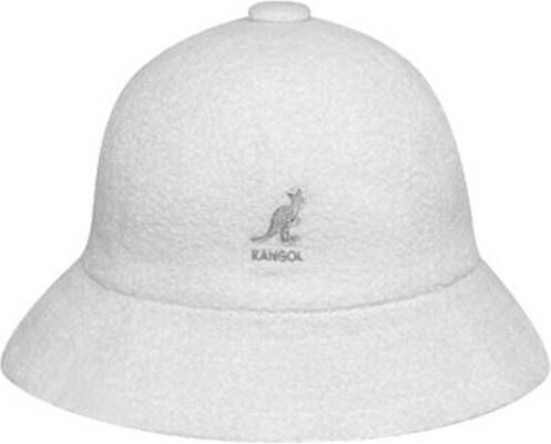 Kangol Bermuda Casual Bucket Hat Wit Dames