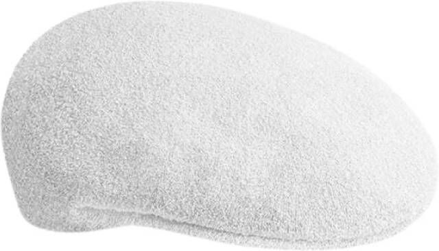 Kangol Witte Bermuda Hoed Flat Cap White Heren