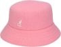 Kangol wollen bucket hat Lahinch met logo roze - Thumbnail 2