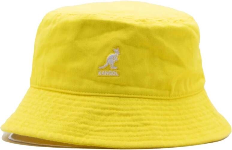 Kangol Cappello gewassen emmer Geel Heren