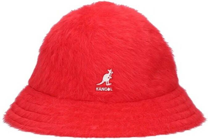 Kangol Casual Scarlet Fur Bucket Hat Red Heren