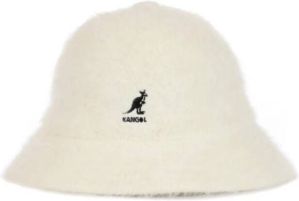 Kangol Ivoor angora mix furgora casual hoed Wit Heren