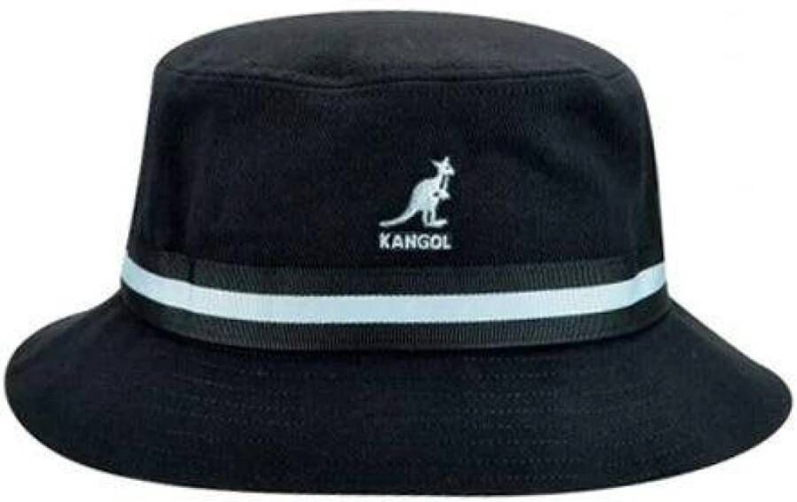 Kangol Streep lahinch hoed Zwart Unisex