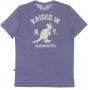 Kangol T-shirt erfgoedbasis Purple Heren - Thumbnail 1