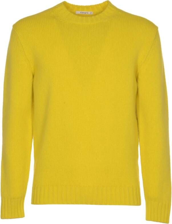 Kangra Gele Sweaters voor Mannen Vrouwen Yellow Heren