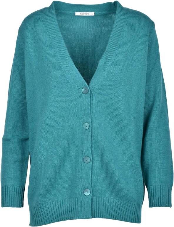 Kangra Groene Cardigan voor Vrouwen Groen Dames