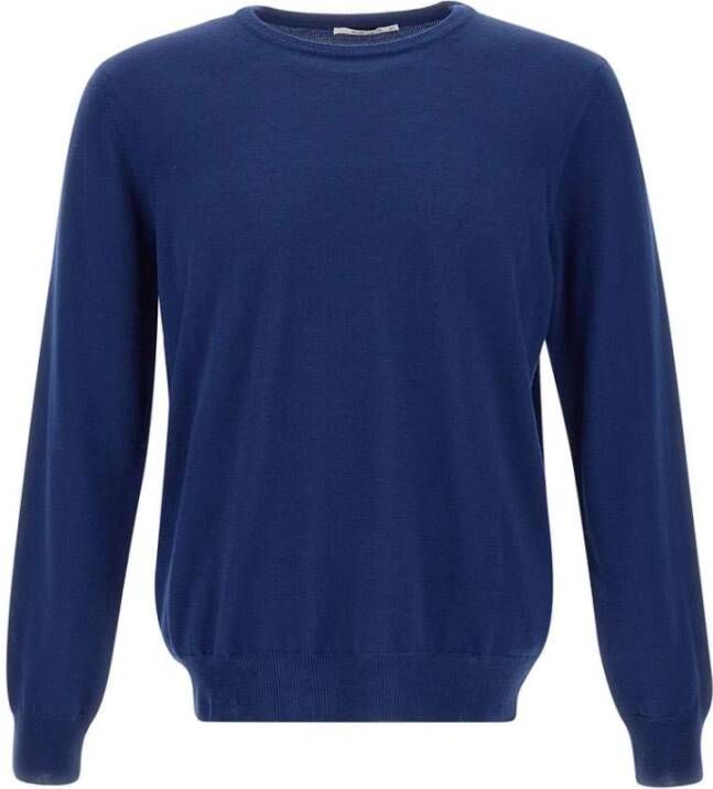 Kangra Heren wollen trui kobaltblauw Blauw Heren