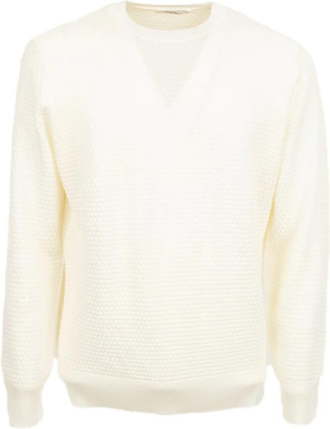 Kangra Stijlvolle Gebreide Top White Heren