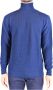 Kangra Mannen S W1K1012053135700044 WOL Sweater Blauw Heren - Thumbnail 1