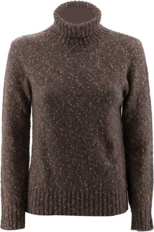 Kangra Stijlvolle Dolcevita Sweaters Bruin Dames