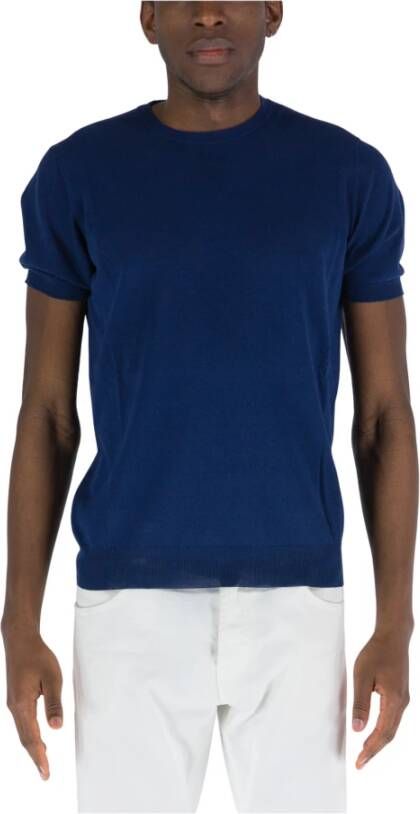 Kangra T-Shirts Blauw Heren