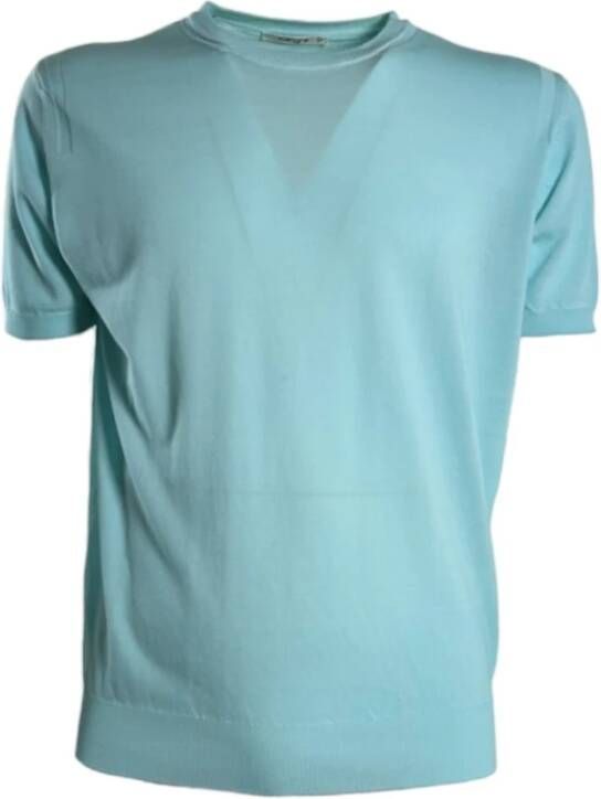 Kangra T-Shirts Blauw Heren