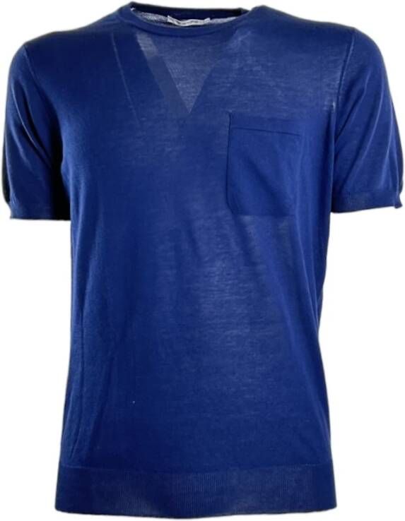 Kangra T-Shirts Blauw Heren