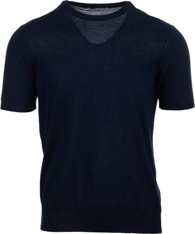 Kangra T-Shirts Blauw Heren