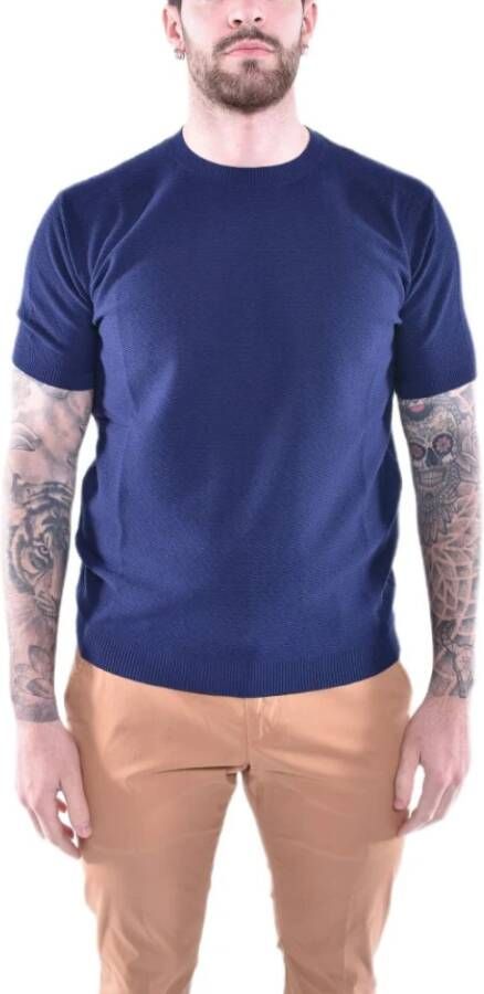 Kangra T-Shirts Blauw Heren