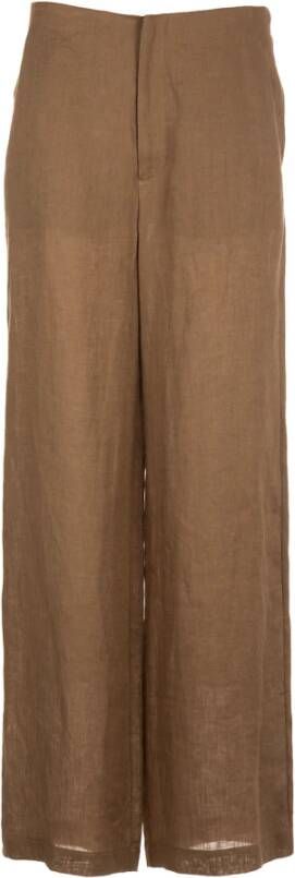 Kangra Wide Trousers Beige Dames