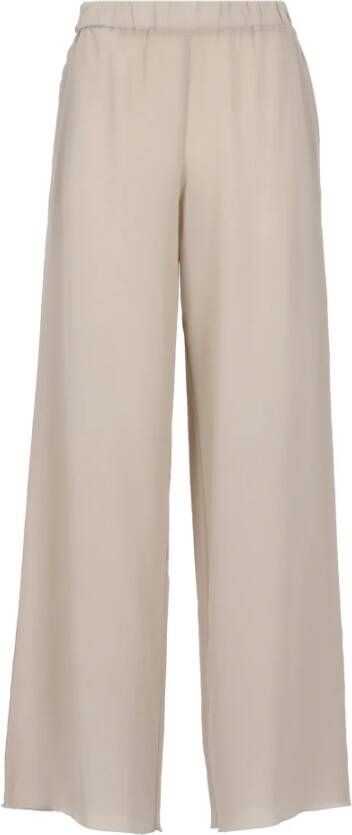 Kangra Wide Trousers Beige Dames