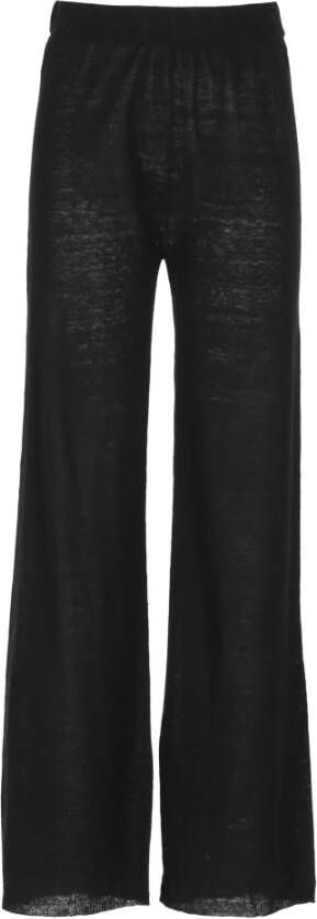 Kangra Wide Trousers Zwart Dames