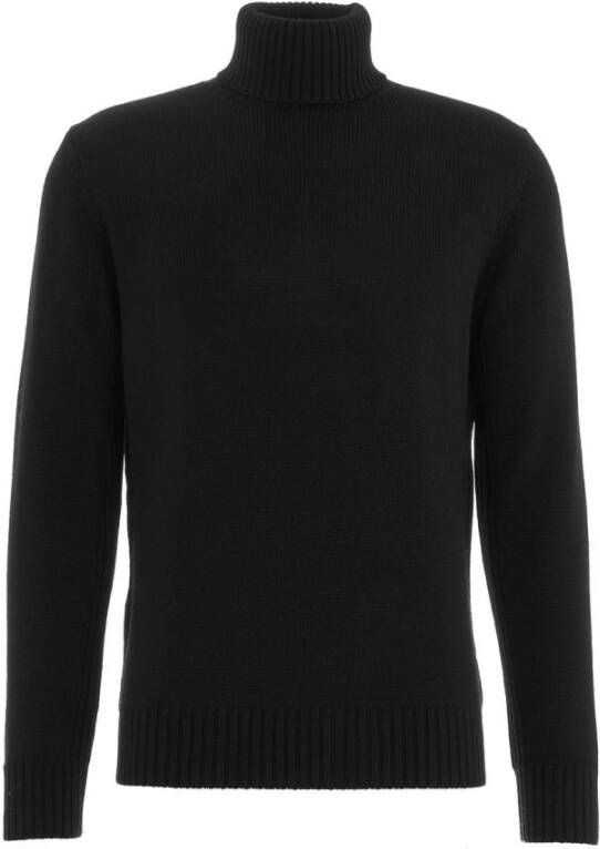 Kangra Trui met Lange Mouwen Zwart Wol Black Heren