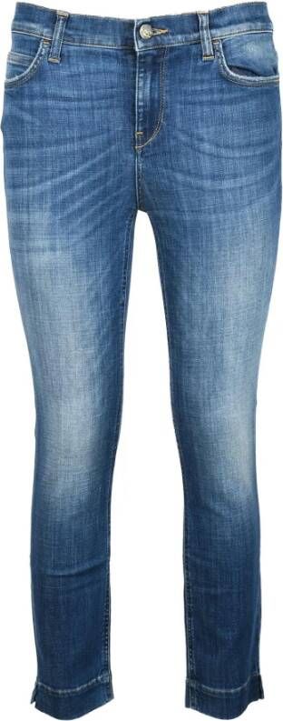 Kaos Blauwe Jeans voor Vrouwen Blauw Dames