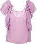 Kaos Blouses Purple Dames - Thumbnail 1