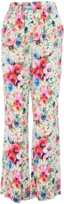 Kaos Brede broek Wit Dames