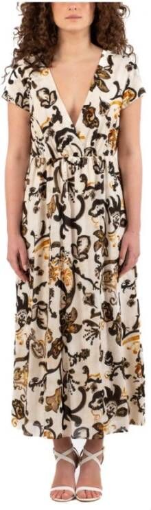 Kaos Dresses Beige Dames
