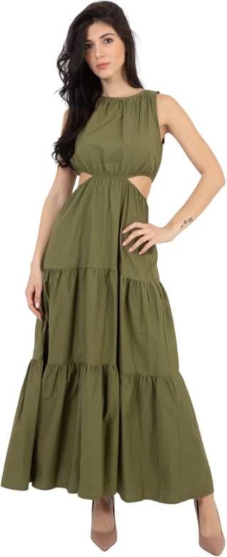 Kaos Maxi Dresses Groen Dames