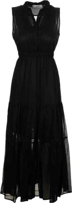 Kaos Maxi Dresses Zwart Dames