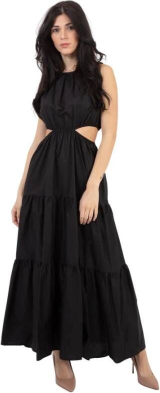 Kaos Maxi Dresses Zwart Dames