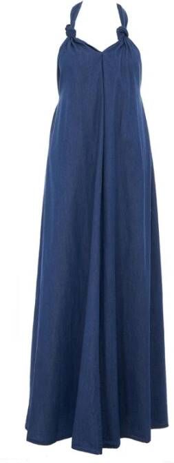 Kaos Maxi -jurken Blauw Dames