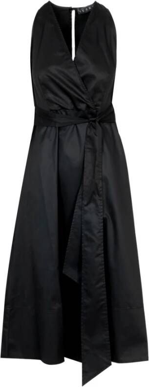 Kaos Midi Dresses Zwart Dames