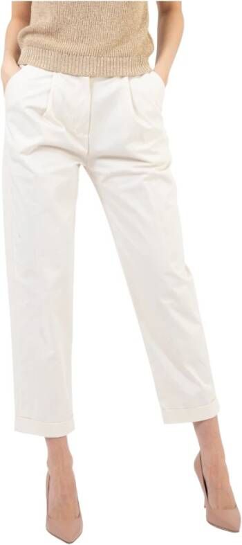 Kaos Straight Trousers Wit Dames