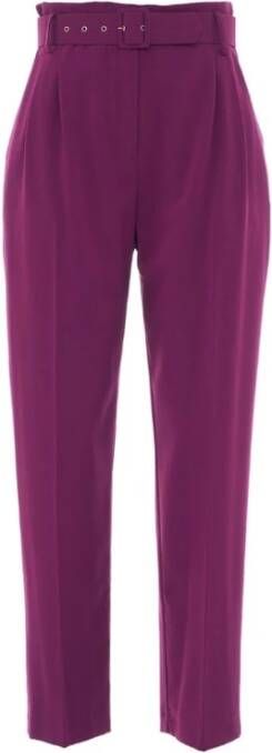 Kaos Taps toelopende broek Purple Dames