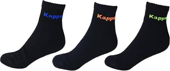 Kappa 3-pack sokken Zwart Heren