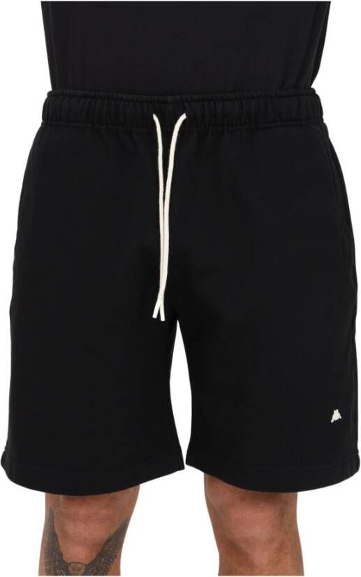 Kappa Sportieve Shorts met Elastische Tailleband Zwart Heren