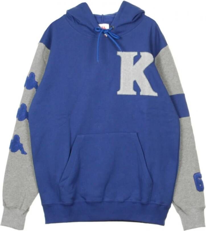 Kappa Streetwear Hoodies Collectie Blue Heren