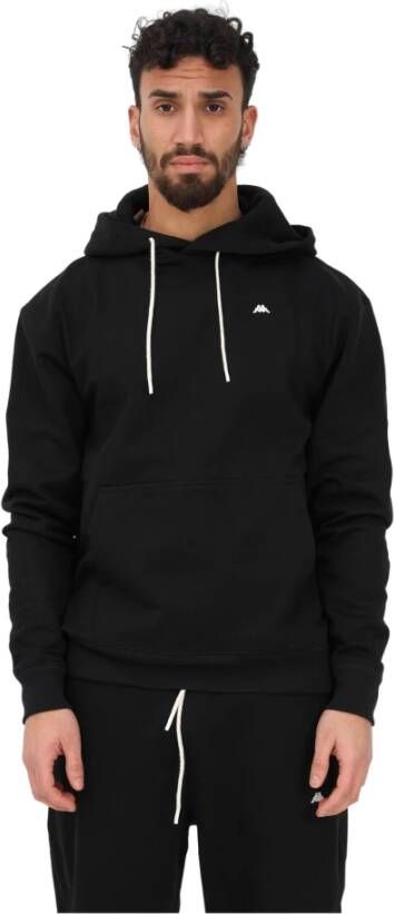 Kappa Hoodies Zwart Heren