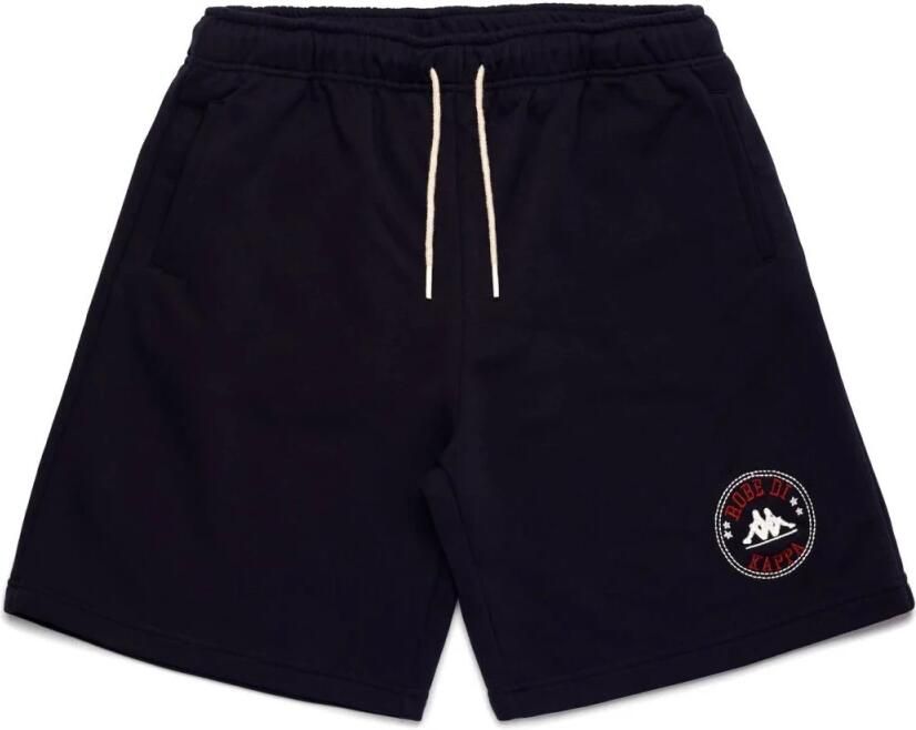 Kappa Casual sportieve shorts regular fit Black Heren