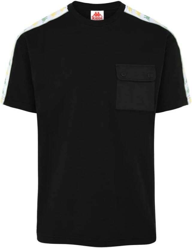 Kappa Heren Jersey T-shirt met Logo Print Black Heren - Foto 2