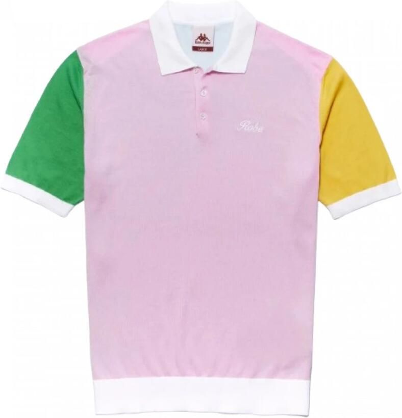 Kappa Katoenen Poloshirt Color-Block Stijl Multicolor Heren