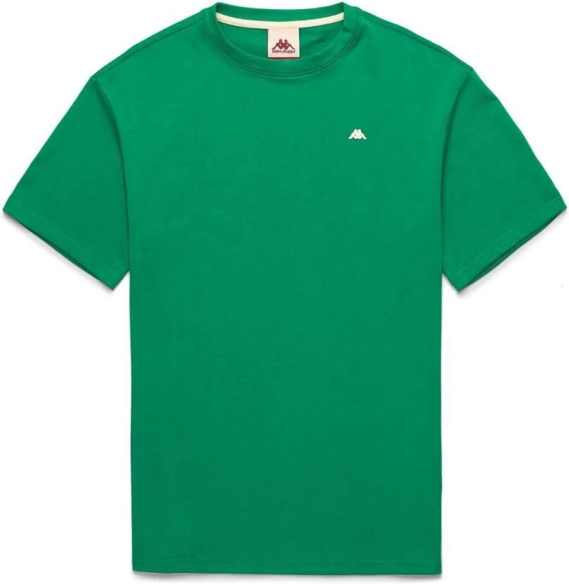 Kappa Katoenen T-shirt Regular Fit Ronde Hals Green Heren