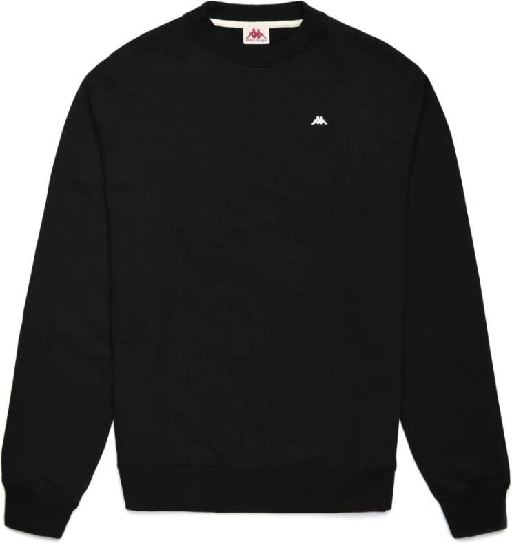 Kappa Sweatshirt Zwart Heren