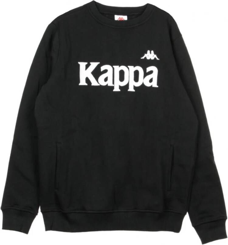 Kappa Sweatshirt Zwart Heren