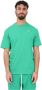 Kappa Katoenen T-shirt Regular Fit Ronde Hals Green Heren - Thumbnail 1