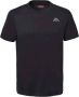 Kappa Zwart Katoenen T-shirt Slim Fit Borduurwerk Black Heren - Thumbnail 2