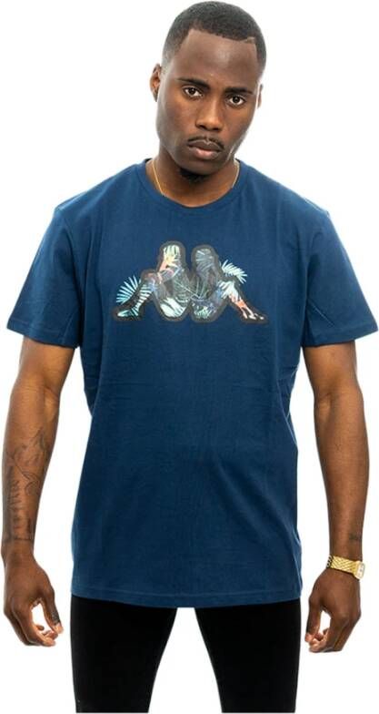 Kappa Tijun tee t -shirt Blauw Heren