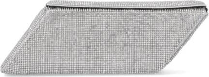 Kara Crossbody bags Parallelogram Bag White Brass in tweekleurig