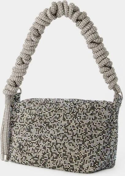 Kara Hobo bags Crystal Mesh Bag Polyester Black Pixel in zwart - Foto 4