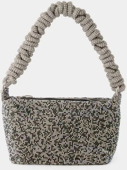 Kara Hobo bags Crystal Mesh Bag Polyester Black Pixel in zwart - Foto 3